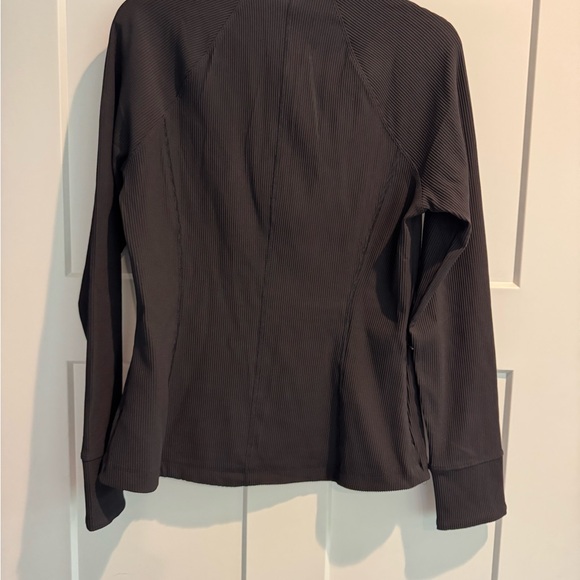 Black Button-Up Women's Top - Picture 3 of 5